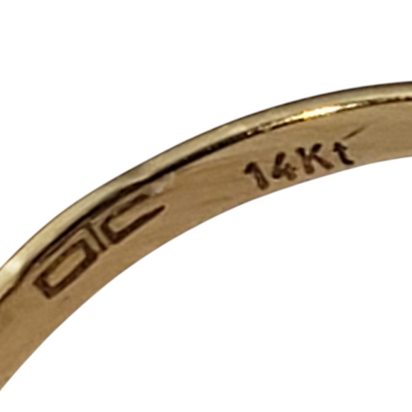 14 Karat Yellow Gold Cameo Ring Size 5.75 #20578 - Picture 6 of 8